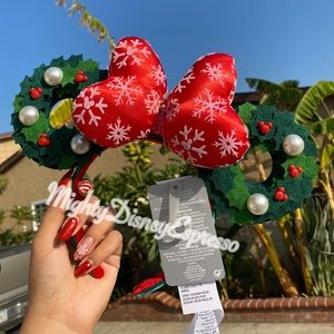 Disney Christmas Wreath Ear Headband